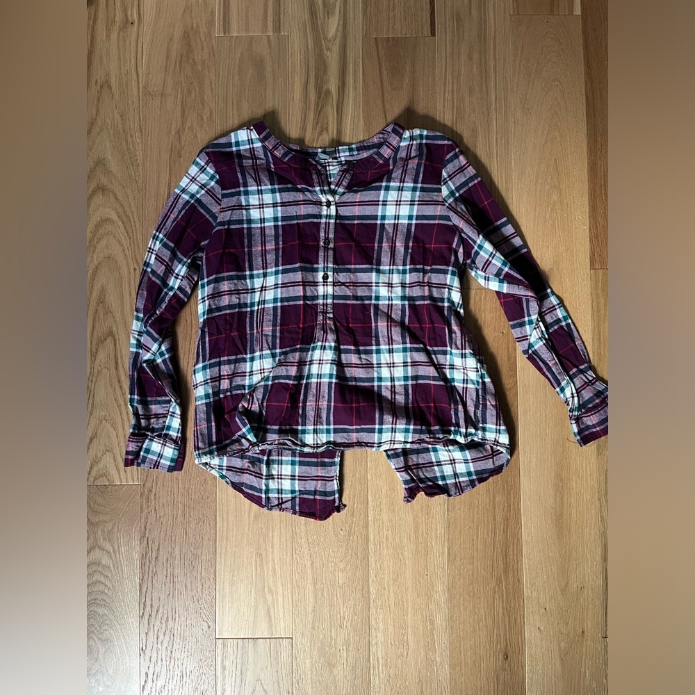 Eddie Bauer plaid button down